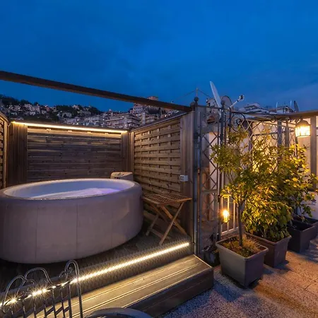 Ferienwohnung Castelletto Exclusive Terrace Penthouse Genua Exterior foto