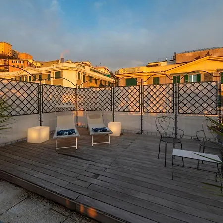 Ferienwohnung Castelletto Exclusive Terrace Penthouse Genua Exterior foto