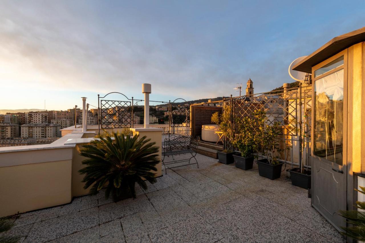 Castelletto Exclusive Terrace Penthouse Appartement Genua